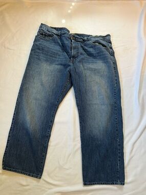Nautica Men’s Straight-Leg Faded Blue Jeans 44x30